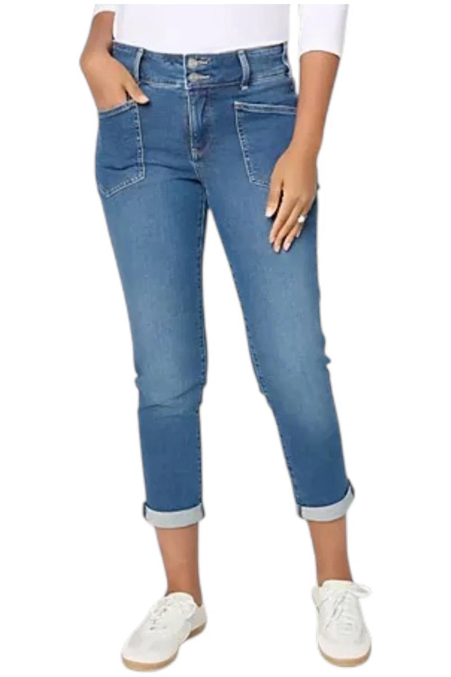 NYDJ Women's Margo Girlfriend Ankle Jeans Lake Notre-Dame - Regular
